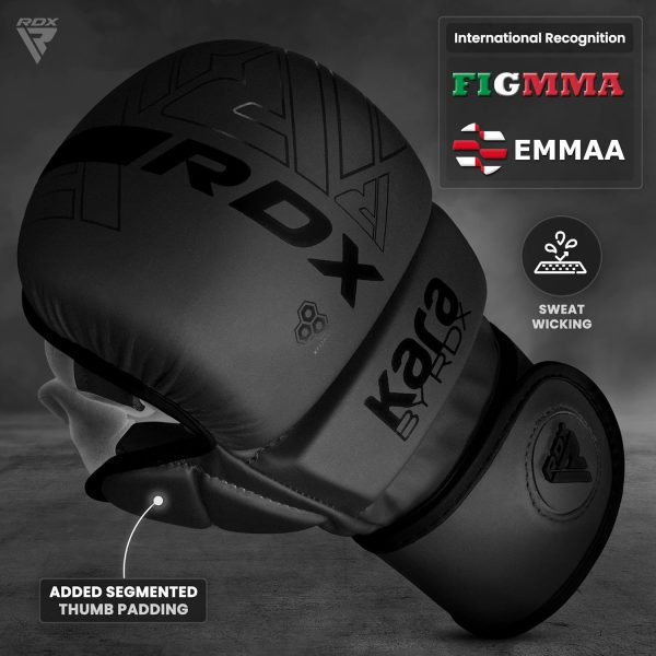 Guantoni MMA RDX pelle Maya Hide sparring grappling adulti-1