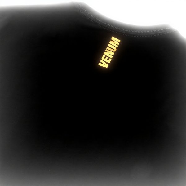 T-Shirt Venum Boxing VT Uomo Nero Oro Cotone Elastan