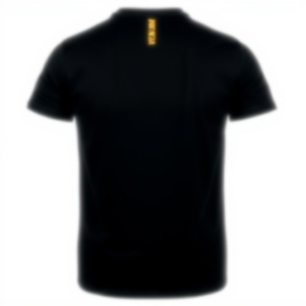 T-Shirt Venum Boxing VT Uomo Nero Oro Cotone Elastan