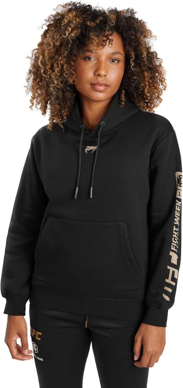 Felpa con cappuccio VENUM UFC Adrenaline Donna Nero Khaki-0