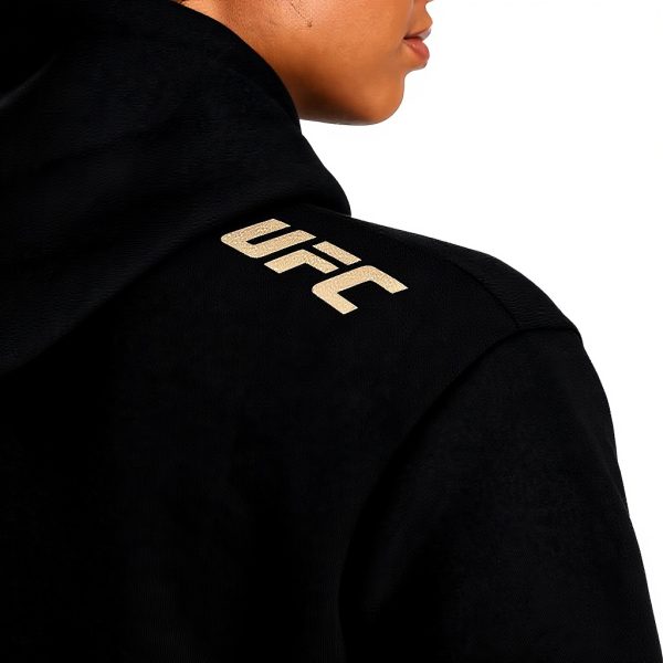 Felpa con cappuccio VENUM UFC Adrenaline Donna Nero Khaki
