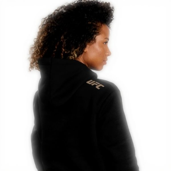 Felpa con cappuccio VENUM UFC Adrenaline Donna Nero Khaki