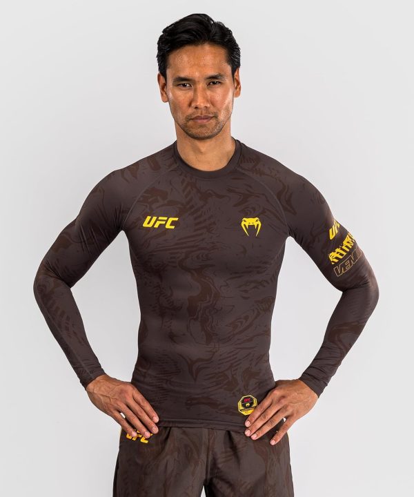 Rash guard UFC Venum compressione uomo maniche lunghe-0