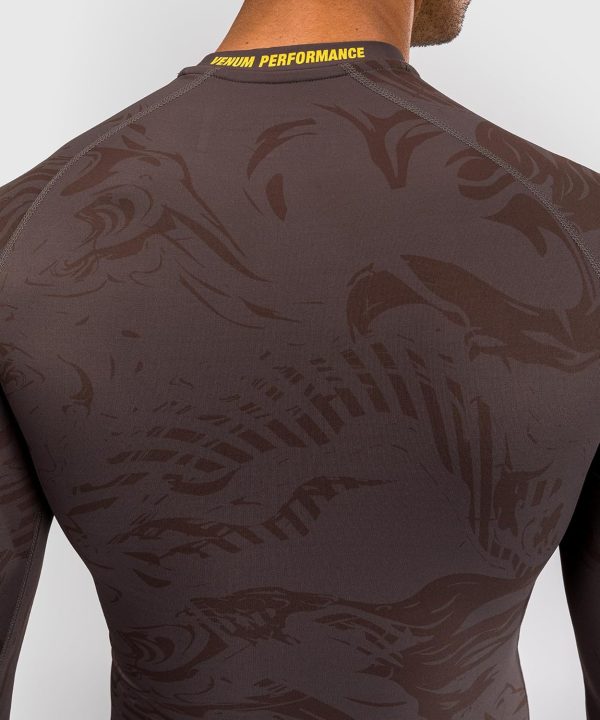 Rash guard UFC Venum compressione uomo maniche lunghe-8