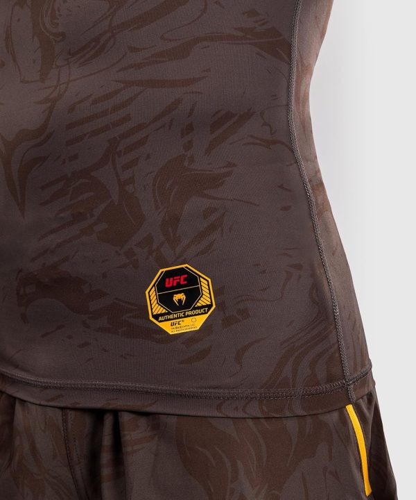 Rash guard UFC Venum compressione uomo maniche lunghe-7
