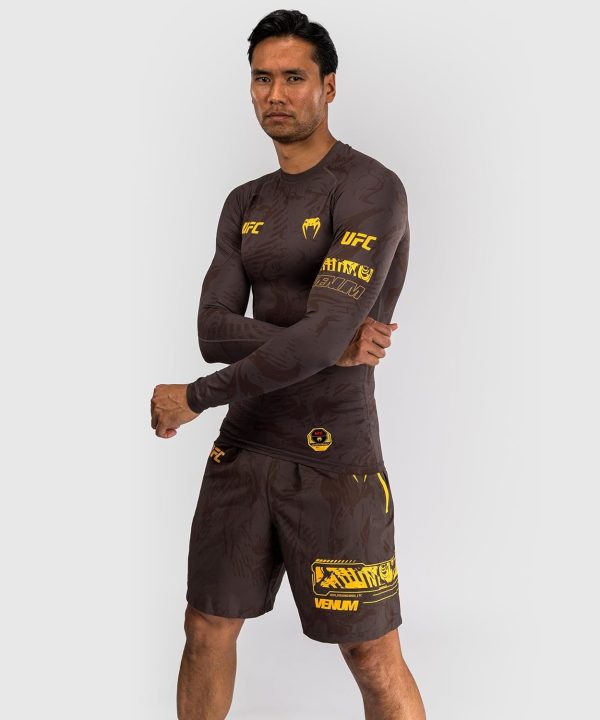 Rash guard UFC Venum compressione uomo maniche lunghe-2