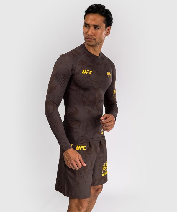 Rash guard UFC Venum compressione uomo maniche lunghe-4