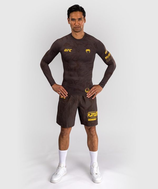 Rash guard UFC Venum compressione uomo maniche lunghe-1