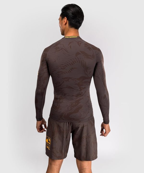 Rash guard UFC Venum compressione uomo maniche lunghe-5