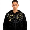 Felpa Donna Venum Replica Zip Hoodie Corsa Nero Oro