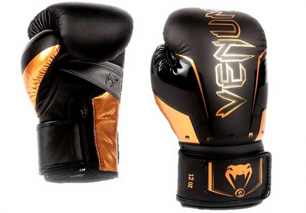 Guantoni da boxe Venum Elite Evo Nero Bronzo 10 oz