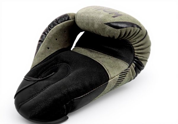 Guantoni Venum Boxe Allenamento Pelle Sintetica Verde Kaki