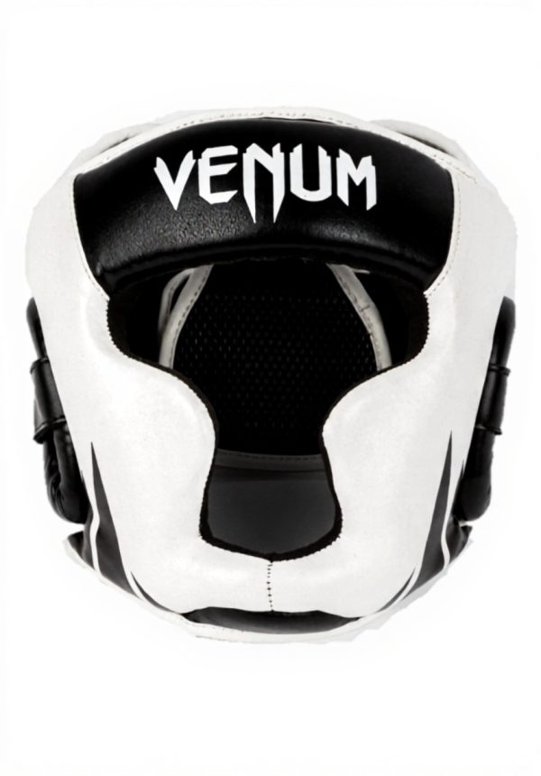 Venum Casco Boxe Bambini SM Nero Bianco Leggero