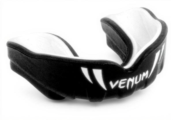 Paradenti Venum Challenger bambini boxe nero bianco
