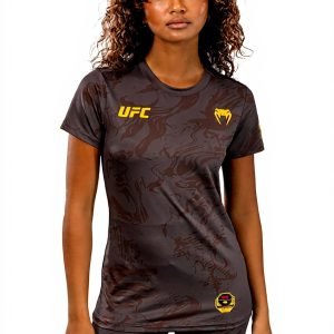 T-Shirt Donna Venum Fight Week Dry-Tech Earthen Brown