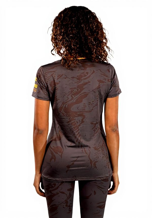 T-Shirt Donna Venum Fight Week Dry-Tech Earthen Brown