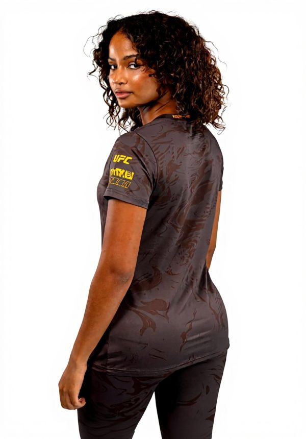 T-Shirt Donna Venum Fight Week Dry-Tech Earthen Brown