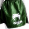 Pantaloncini Muay Thai Venum Uomo Classici Khaki Bianco