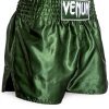 Pantaloncini Muay Thai Venum Uomo Classici Khaki Bianco