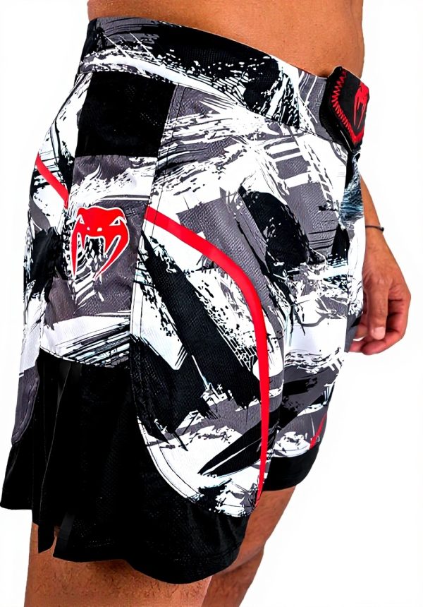 Pantaloncini sportivi VENUM Uomo Grigio/Rosso L