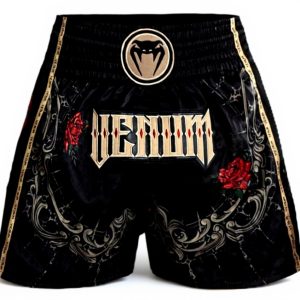 Pantaloncini Muay Thai Venum Santa Muerte 5.0 Uomo Nero
