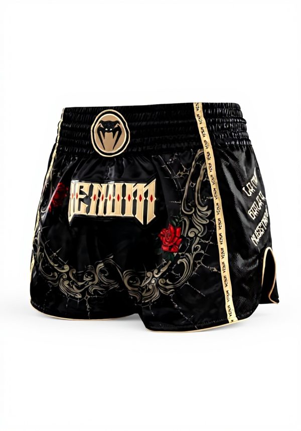 Pantaloncini Muay Thai Venum Santa Muerte 5.0 Uomo Nero