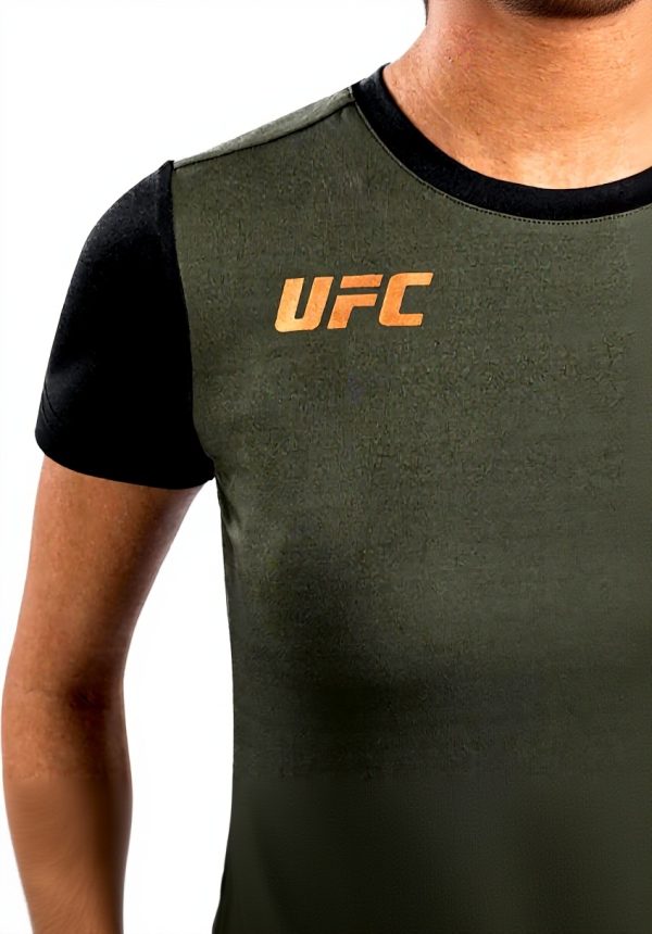 VENUM UFC T-Shirt Donna Dry-Tech Khaki Bronzo Sportiva
