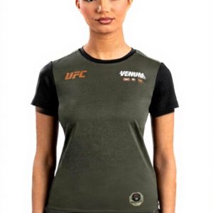VENUM UFC T-Shirt Donna Dry-Tech Khaki Bronzo Sportiva