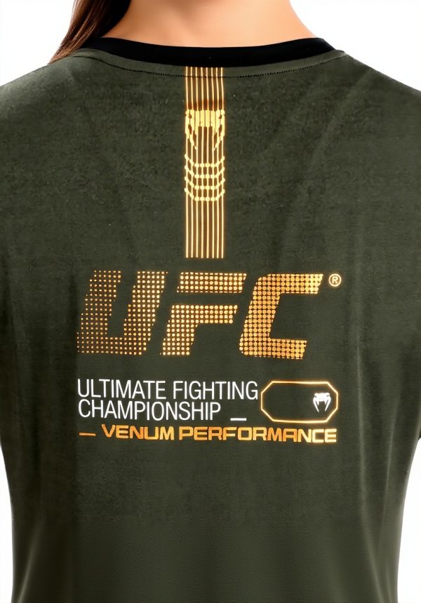 VENUM UFC T-Shirt Donna Dry-Tech Khaki Bronzo Sportiva