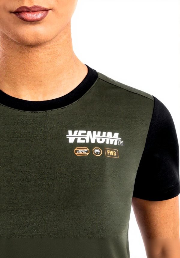 VENUM UFC T-Shirt Donna Dry-Tech Khaki Bronzo Sportiva