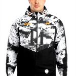 Venum UFC Zenith Felpa Uomo Cappuccio Zip Nero Bianco