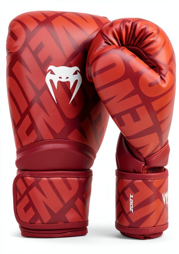 Guanti da boxe VENUM 14 once pelle sintetica assorbimento-0