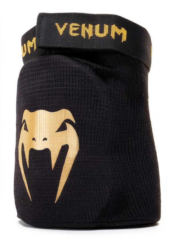 Gomitiere Muay Thai VENUM cotone leggere adulti nero-2