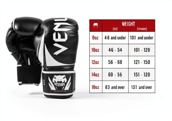 Guantoni da boxe VENUM sintetico 10 oz per adulti-4