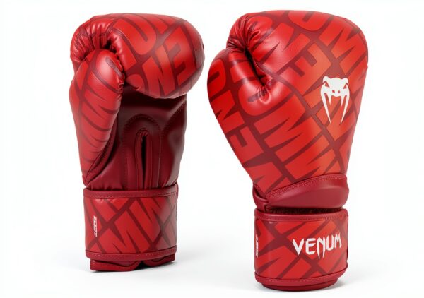 Guanti da boxe VENUM 14 once pelle sintetica assorbimento-1