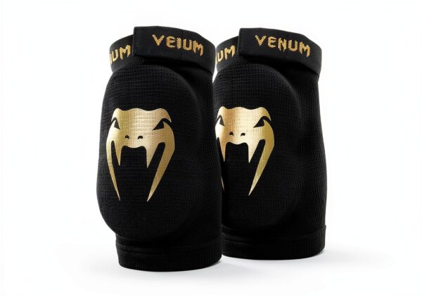 Gomitiere Muay Thai VENUM cotone leggere adulti nero-0