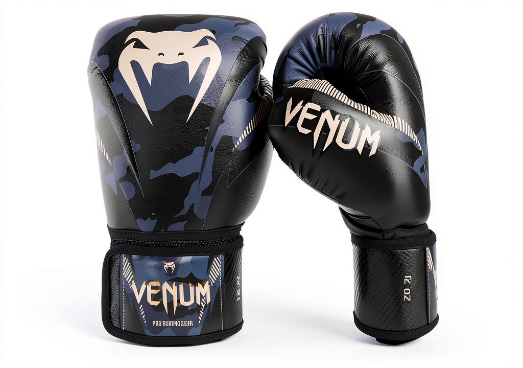 Guantoni da boxe VENUM 10 oz in uso durante un allenamento