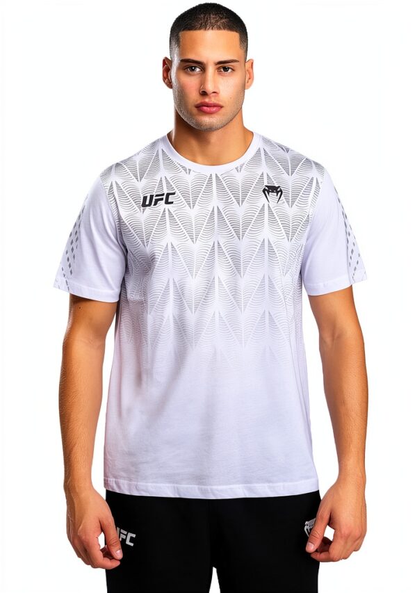 T-Shirt Venum Uomo Cotone Sportiva Bianco Nero-0