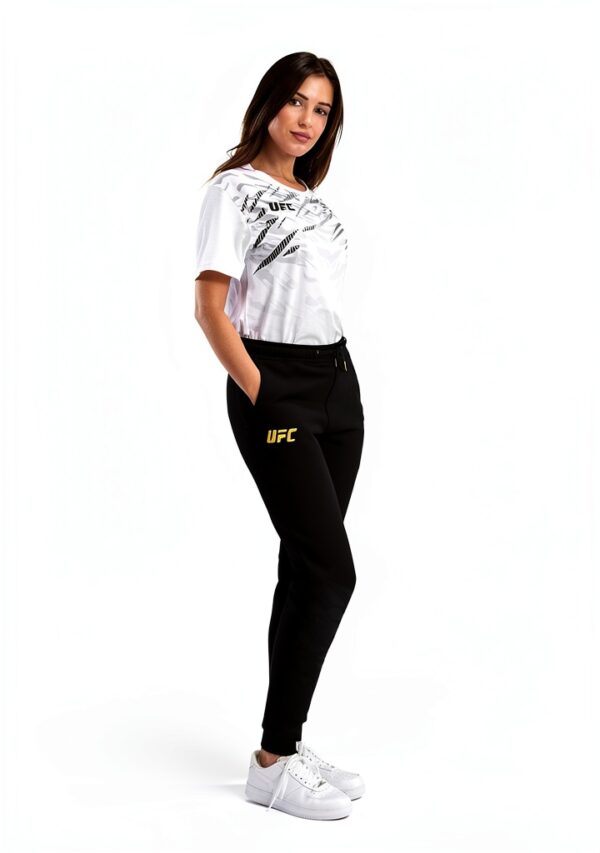 Pantaloni sportivi Venum donna aderenti loghi serigrafati-3