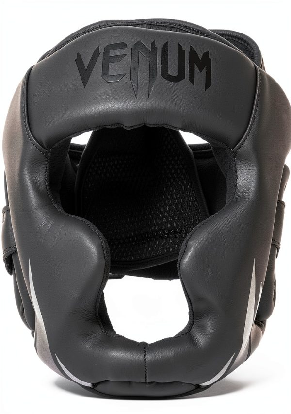Casco da Boxe VENUM Bambini Nero Leggero Protezione Tripla