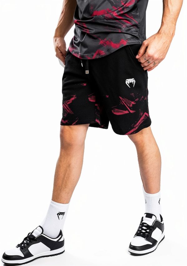 Pantaloncini UFC Venum Nero Rosso XL Boxe Unisex Adulto