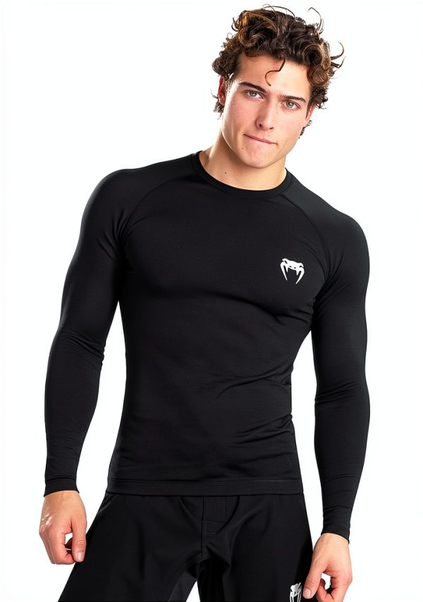 Maglietta rash guard uomo VENUM maniche lunghe compressione