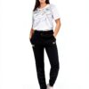 Pantaloni sportivi Venum donna aderenti loghi serigrafati-1