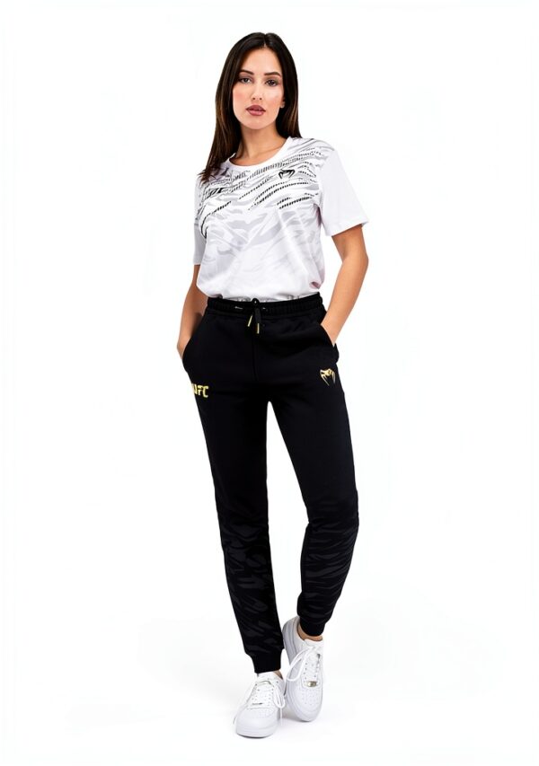 Pantaloni sportivi Venum donna aderenti loghi serigrafati-1