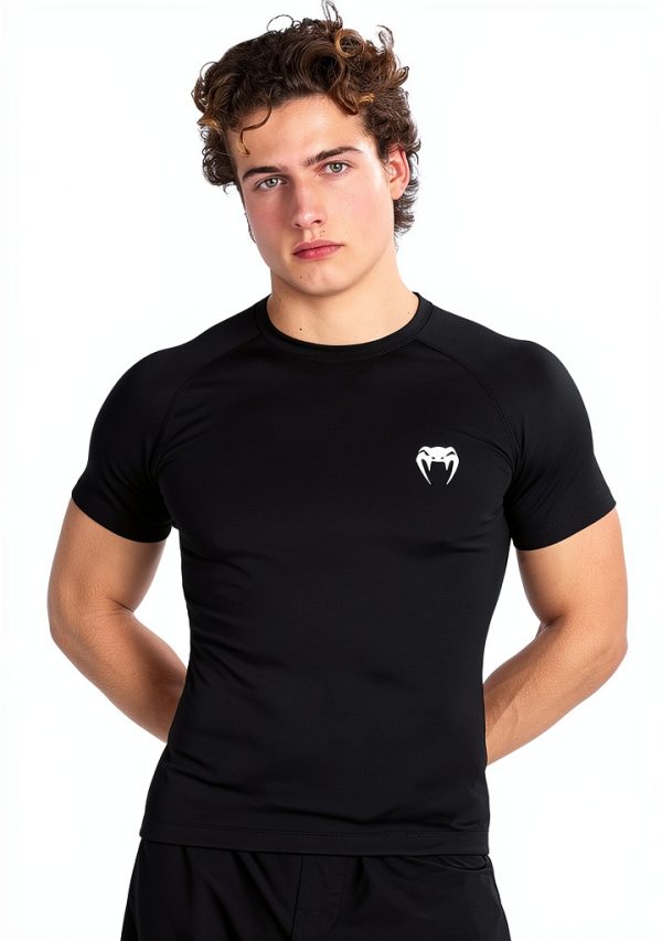Maglia rash guard uomo Venum Contender maniche corte sport