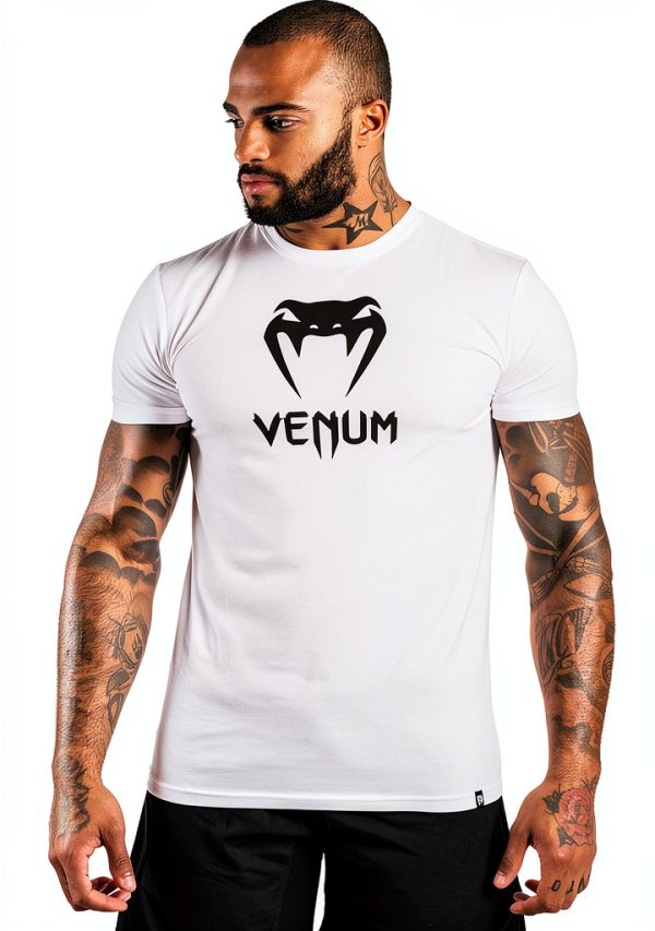 VENUM Classic Maglietta Uomo 100% Cotone Alta Qualità