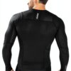 Rash guard Venum compressione Nero sport acquatici uomo-3