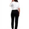 Pantaloni sportivi Venum donna aderenti loghi serigrafati-4