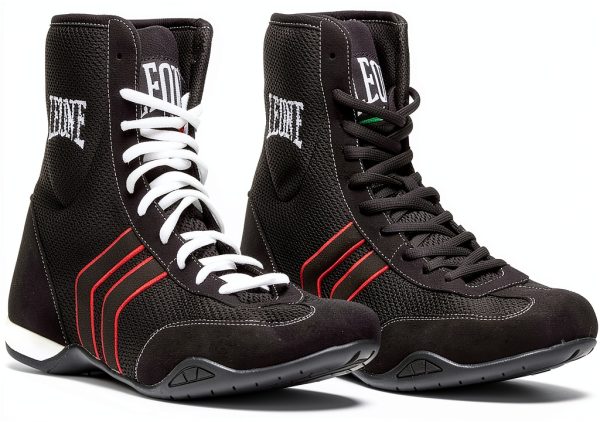 Scarpe da pugilato LEONE 1947 stivaletti boxe unisex nero
