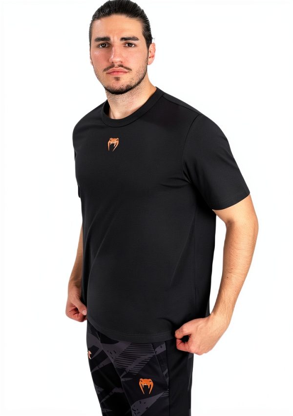 VENUM UFC T-Shirt Uomo Cotone Nero Oro Fight Week